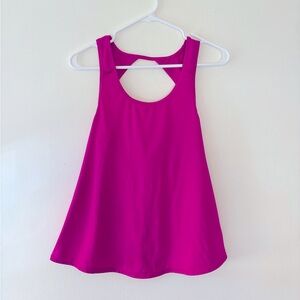 Bright pink, A line tank top.